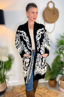 Opal LUX Monochrome Cardigan