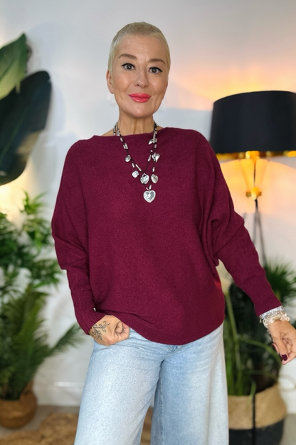 Keep It Simple Batwing Jumper