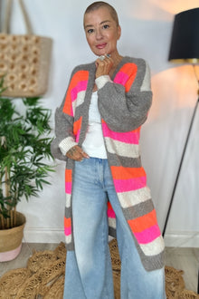 Longline Chunky Knit Cardigan