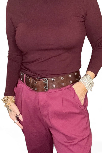 Frill Pocket Barrel Leg Trousers