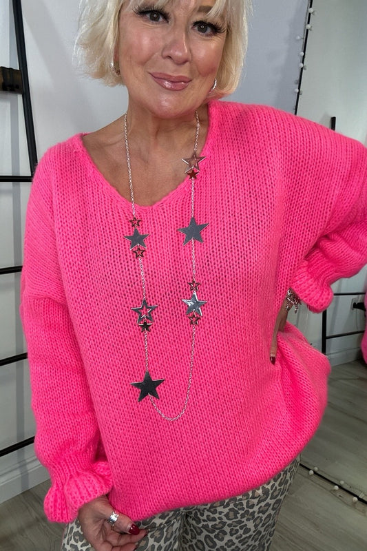 Multi-Star Long Necklace