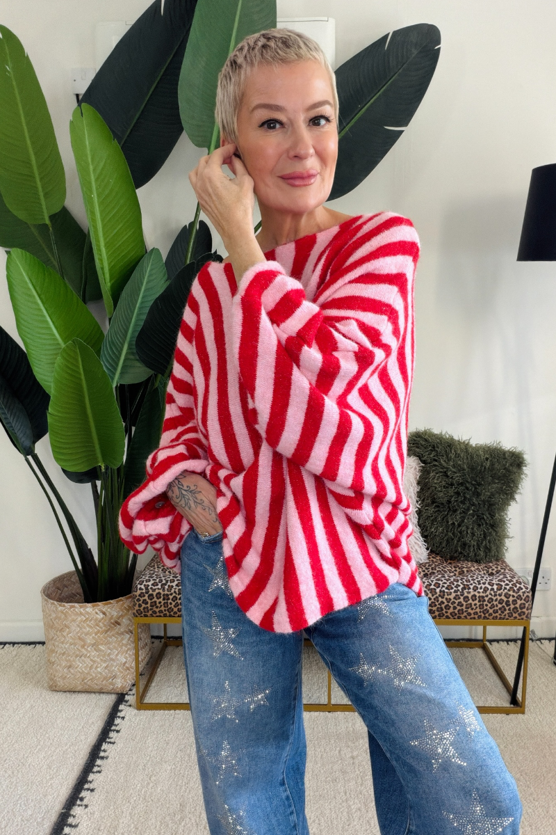 Stripe Slouchy Knit