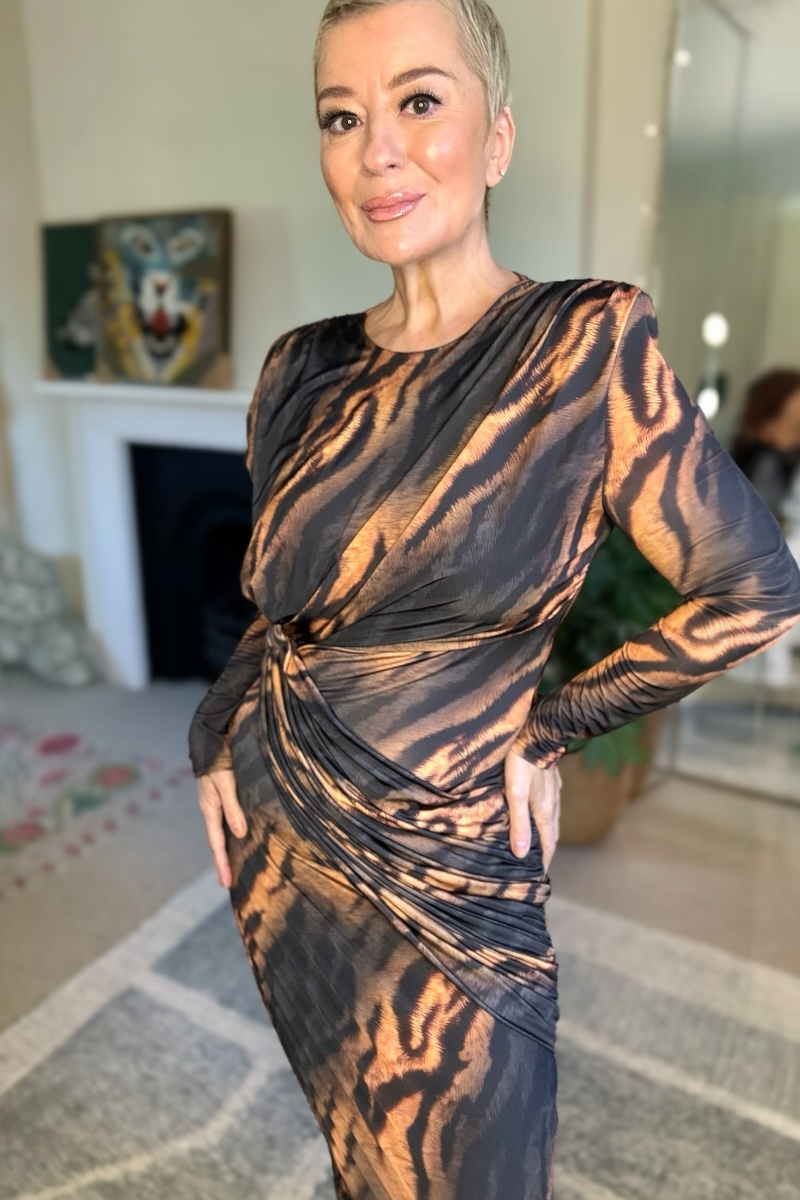 Tiger Kiss Midi Dress