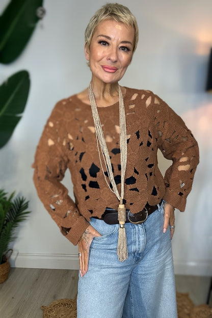 Elin Crochet Knit