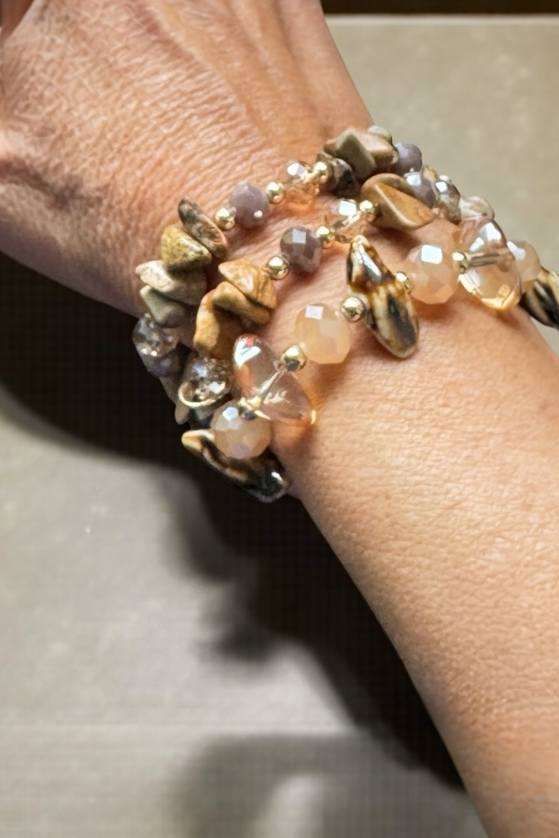 Luna Triple Strand Bracelet