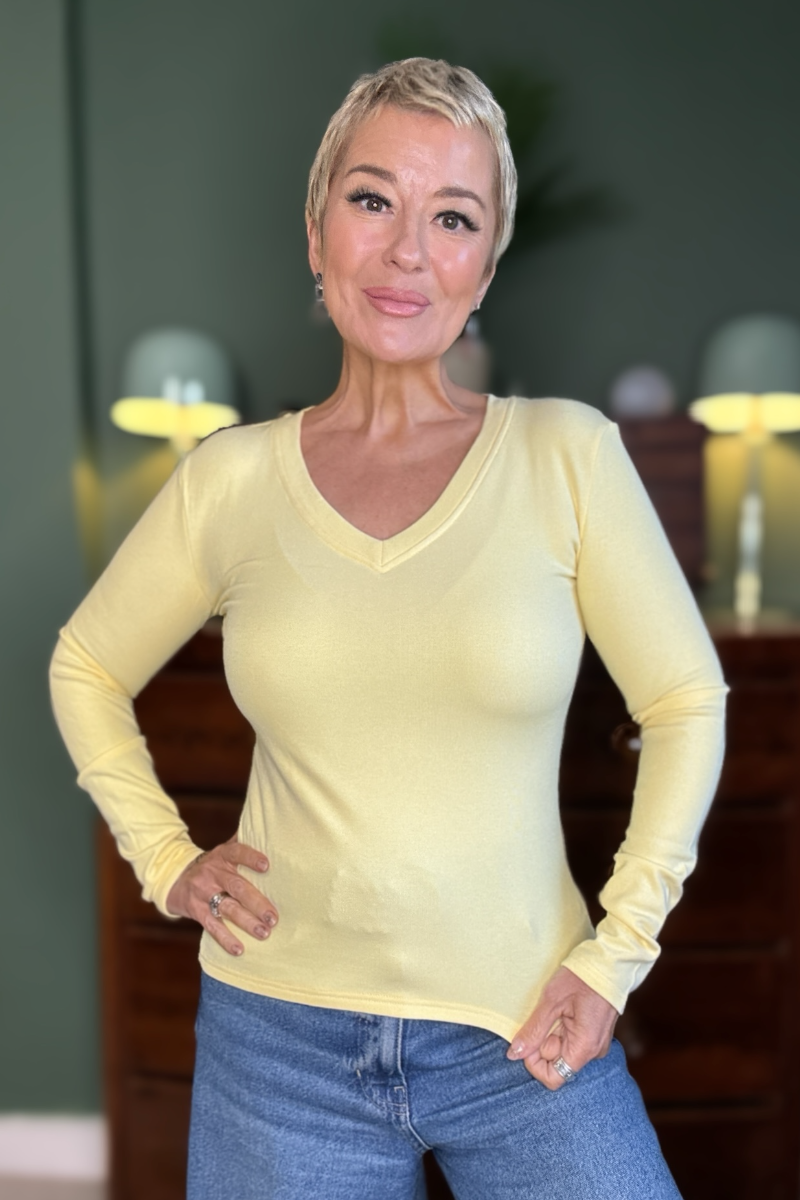 Base Layer V Neck Top