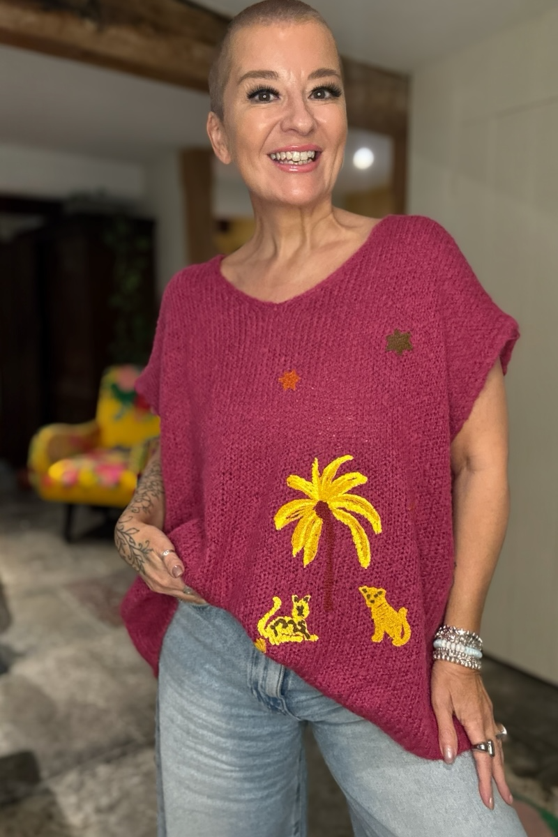 Safari Sleeveless Jumper
