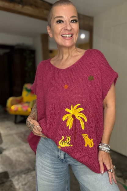 Safari Sleeveless Jumper