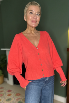 Balloon Sleeve Cardigan