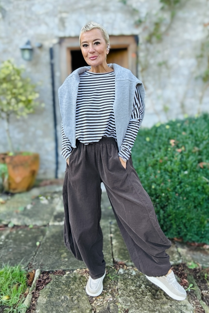 Needlecord Balloon Pants