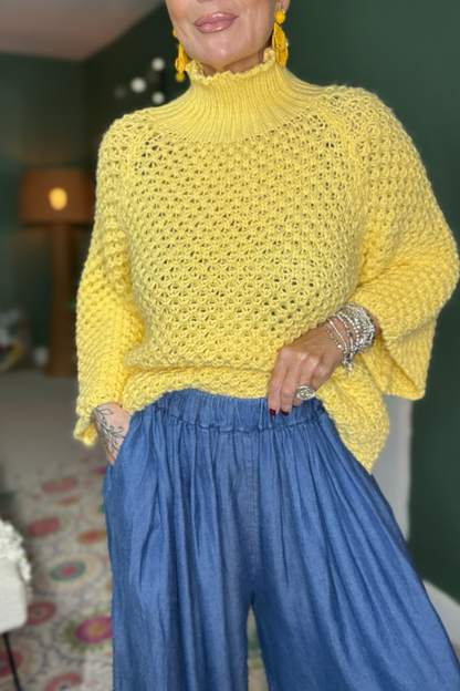 Denim Balloon Trousers