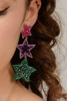 My Doris Rainbow Star Earrings