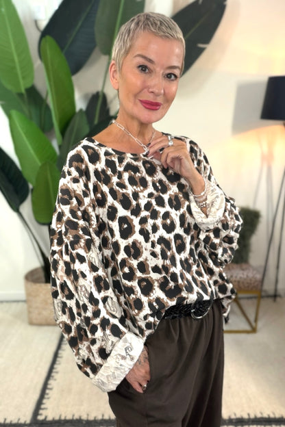 Wild at Heart Leopard Sweatshirt