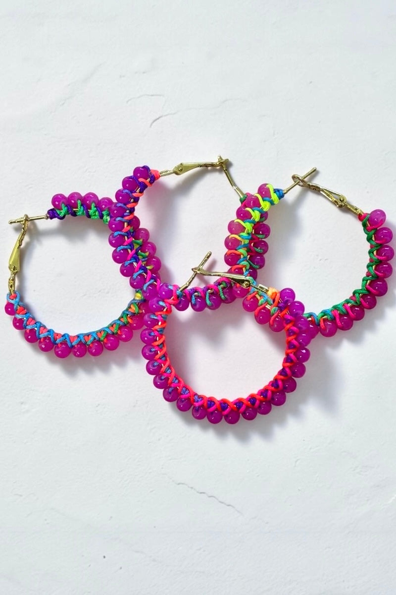 Candy Pop Small Hoop Earrings
