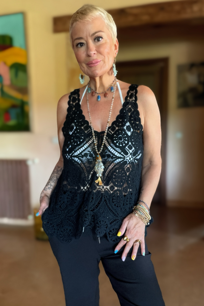 Porto Crochet Vest