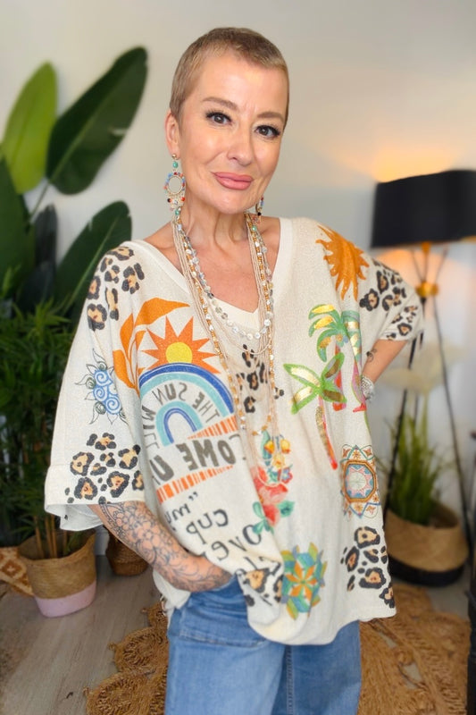 Golden Glow Knit Top