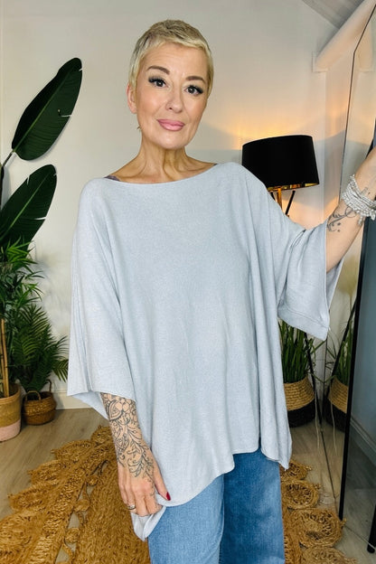 Slouch This Way! Short Sleeve Knit