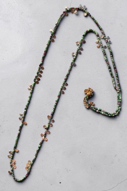 Boho Beaded Long Necklace