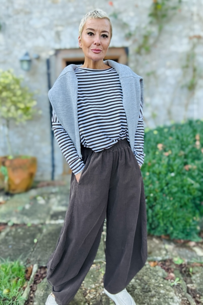 Needlecord Balloon Pants