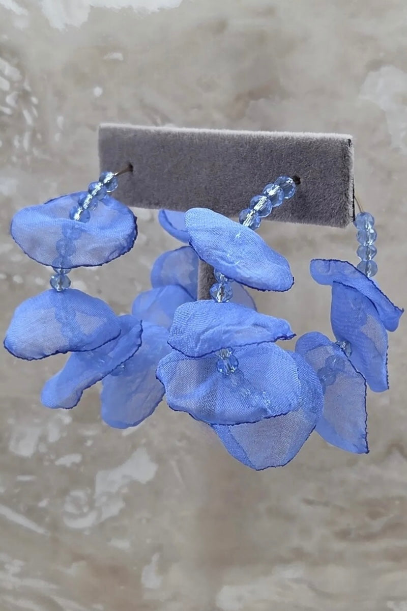 Bloom Statement Hoop Earrings