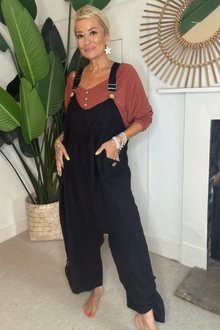Jamie Linen Dungarees