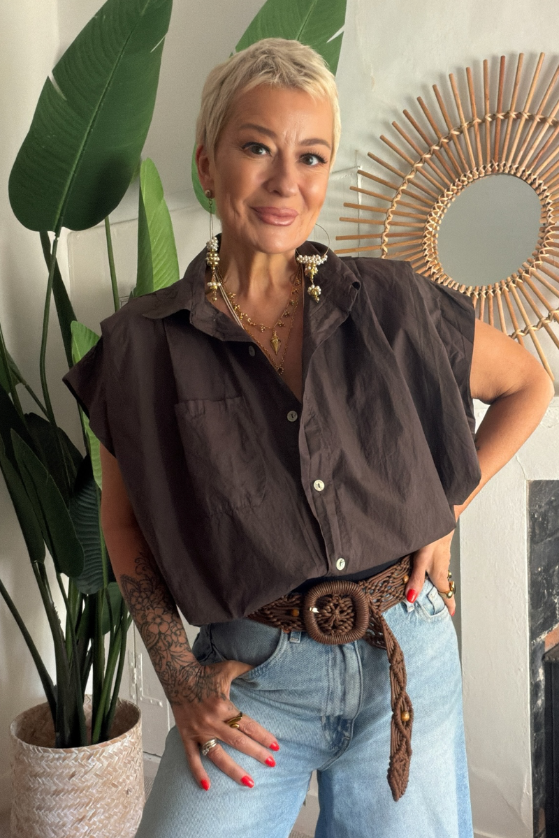 Bubble Hem Shirt