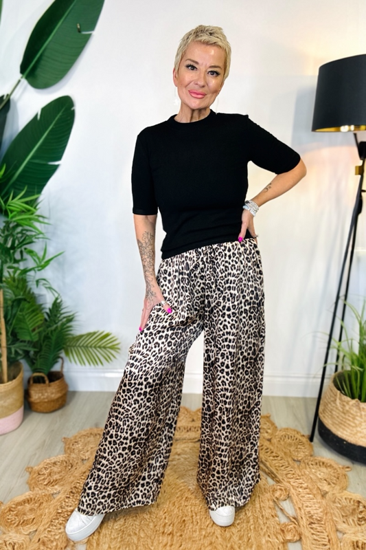 Sedona Leopard Print Trousers