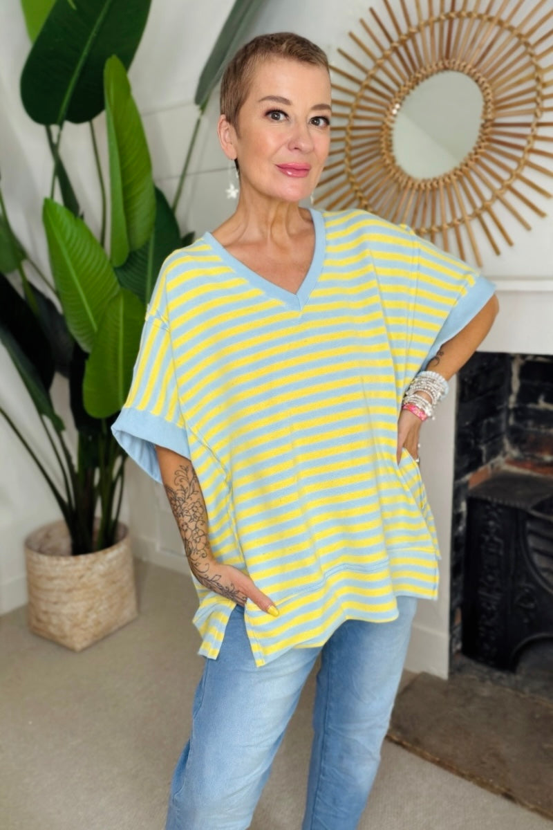 Lennie Stripe Sweat Top