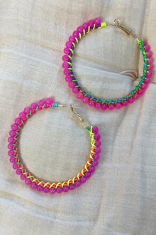 Candy Pop Large Hoop Earrings