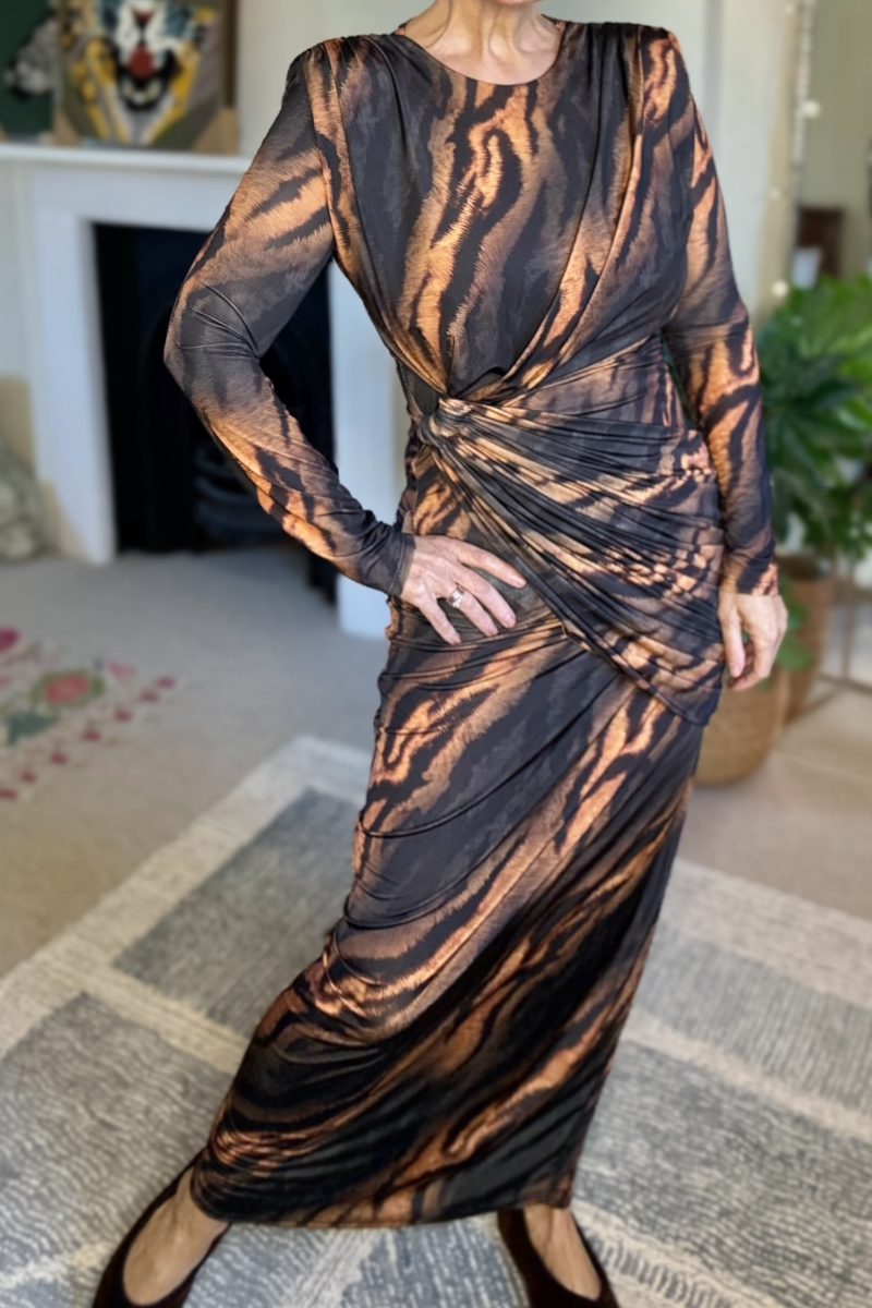 Tiger Kiss Midi Dress