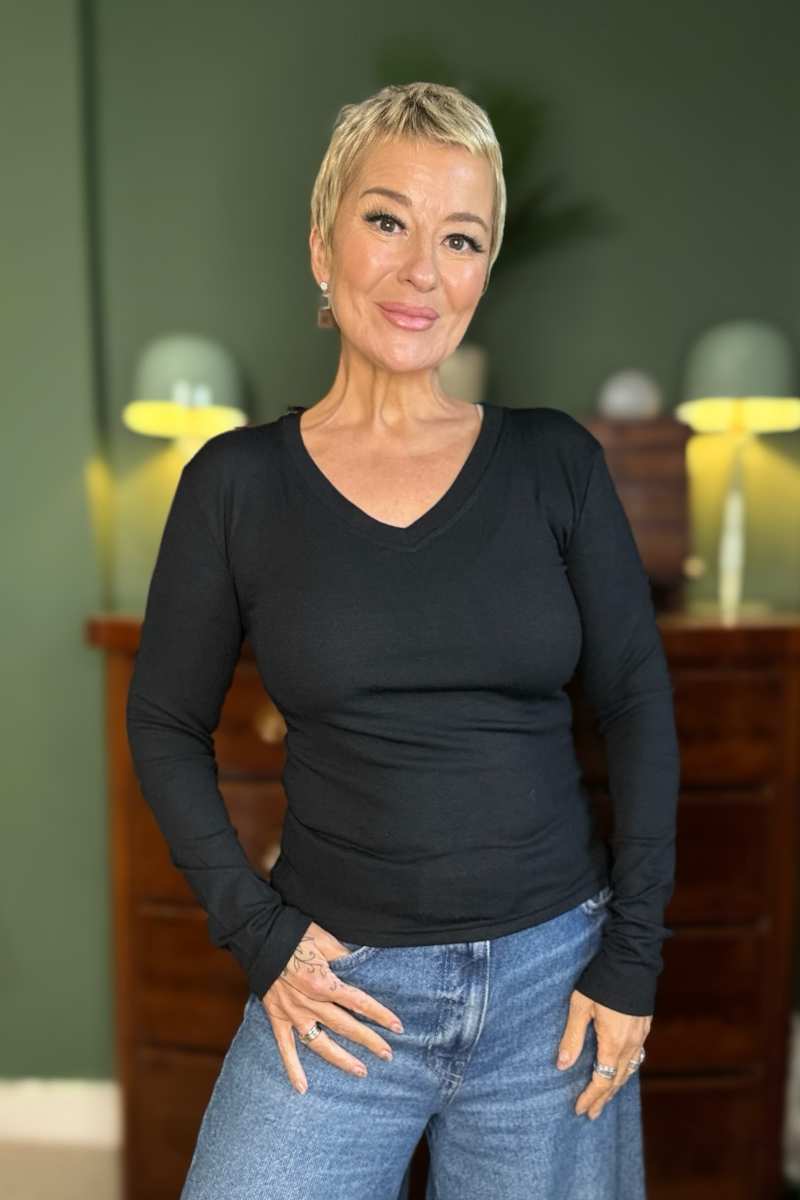 Base Layer V Neck Top