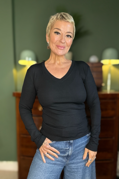 Base Layer V Neck Top