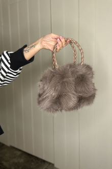 Pom Faux Fur Bag