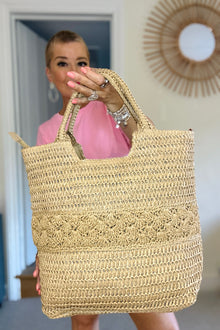 Woven Basket Bag