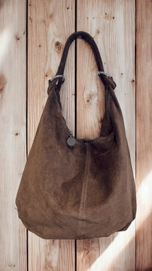 Suede Slouchy Bag