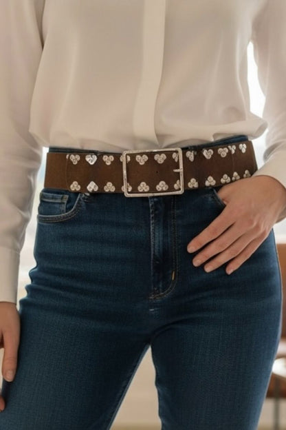 Rhodes Elasticated Studded Belt