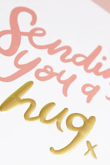 Sending You A Hug Friendship Card