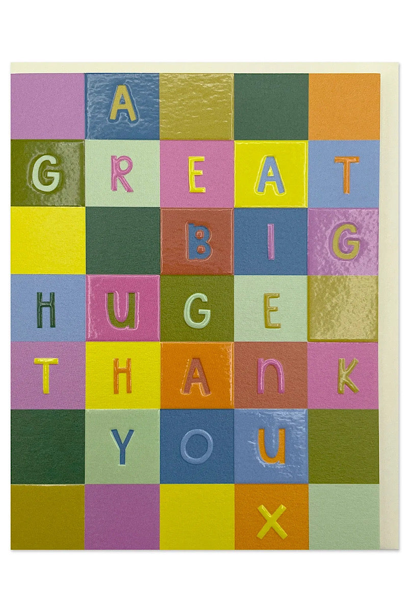 Mini A Great Big Huge Thank You Card