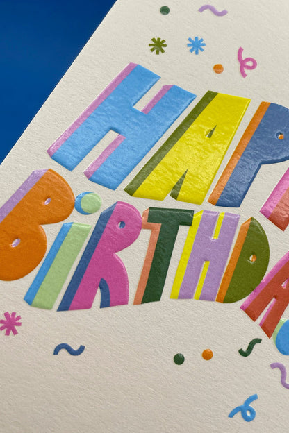 Mini Happy Birthday Card