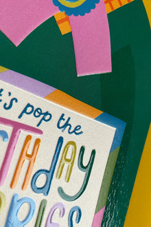 Let's Pop The Birthday Bubbles Card