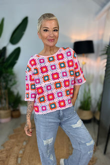 Sunwoven Crochet Jumper