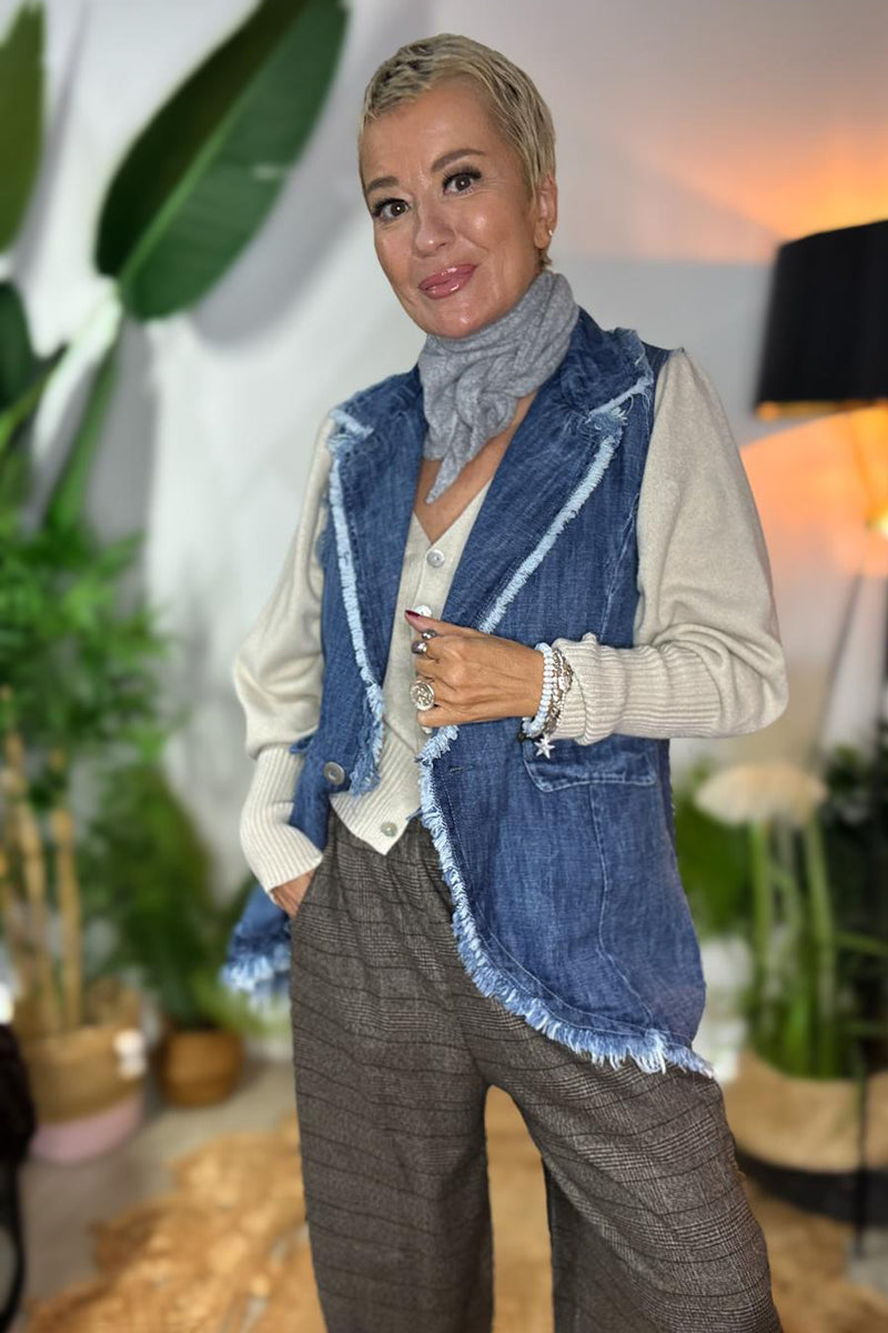 Denim Waistcoat
