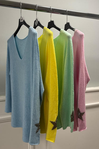 Clara Star Sleeve Knit