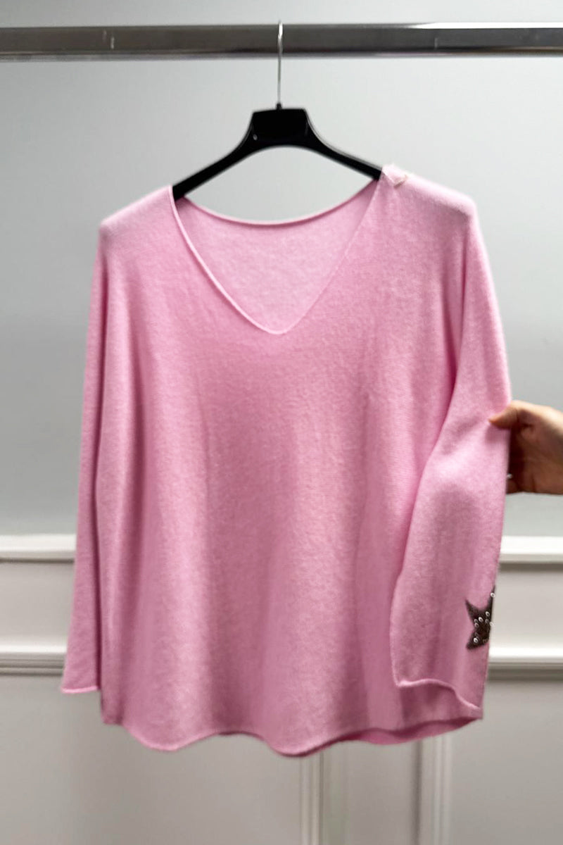 Clara Star Sleeve Knit