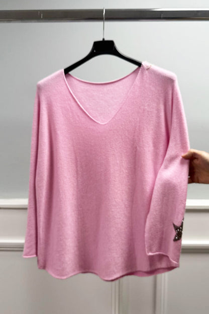 Clara Star Sleeve Knit