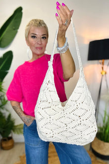 Lina Crochet Shoulder Bag