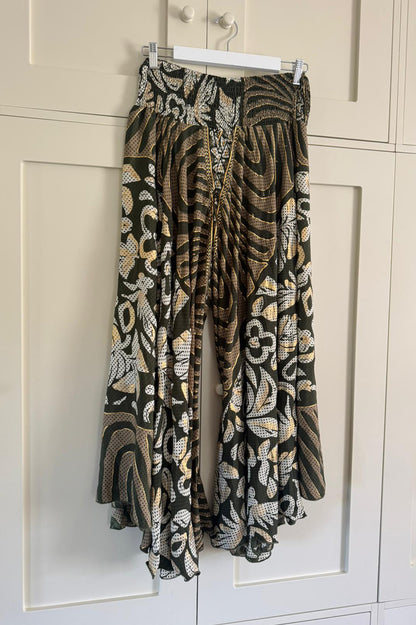 Flared Palazzo Trousers