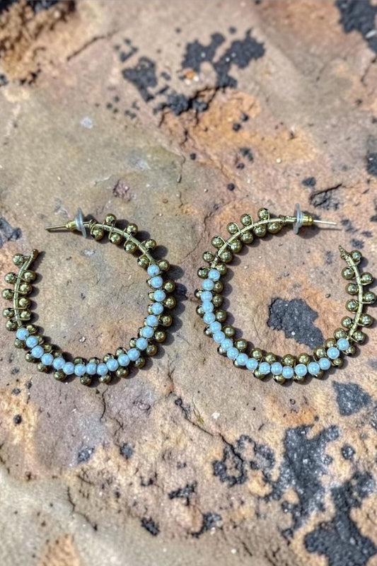 Sevilla Beaded Hoops