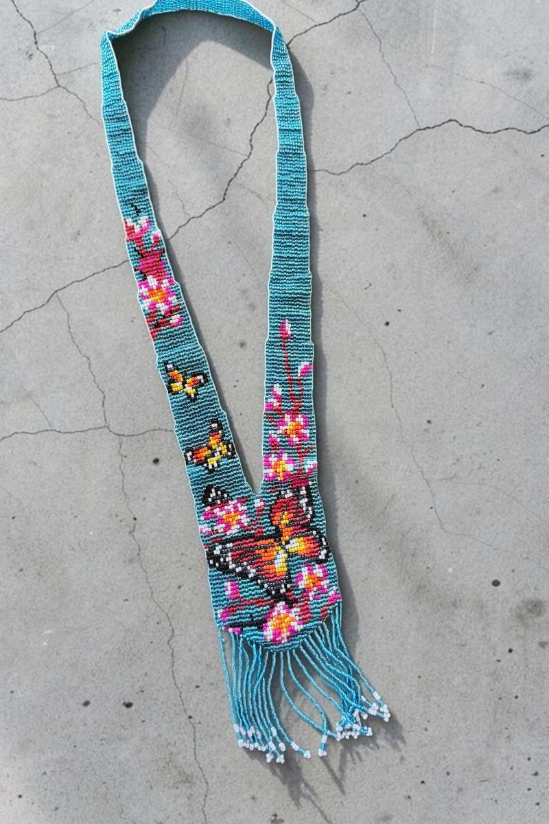 Beaded Butterfly Necklace