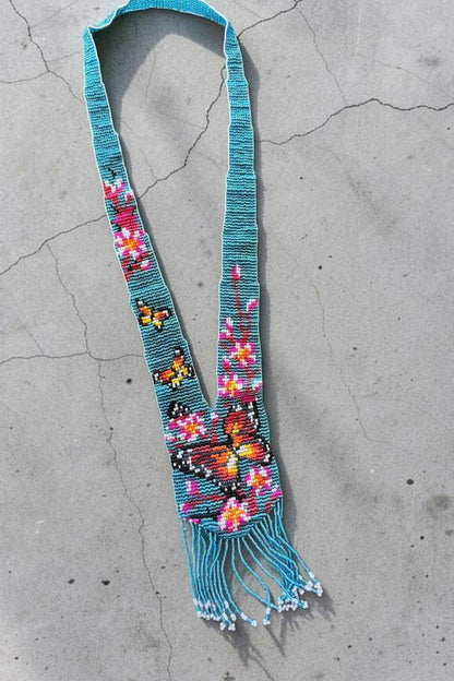 Beaded Butterfly Necklace